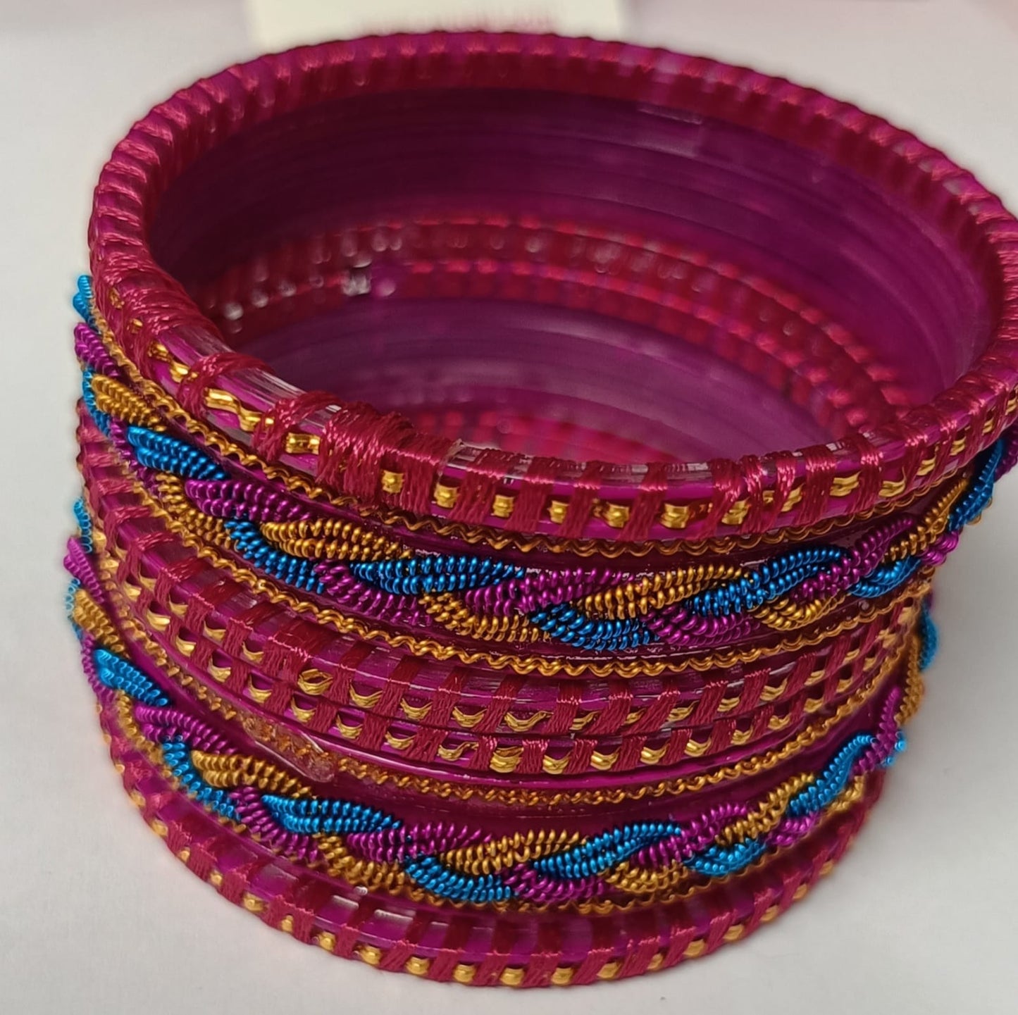 Beautiful Bngles for Ladies, Sizes:2.8, For Women; Girl Base Metal: Glass Plating.
