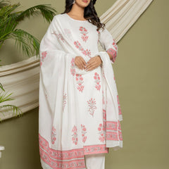 Ruaati Pink Kurta Palazzo Set