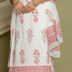 Ruaati Pink Kurta Palazzo Set