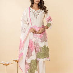 Ruaati White Kurti Set
