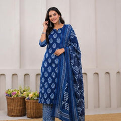 Ruaati White Kurta Palazzo Set