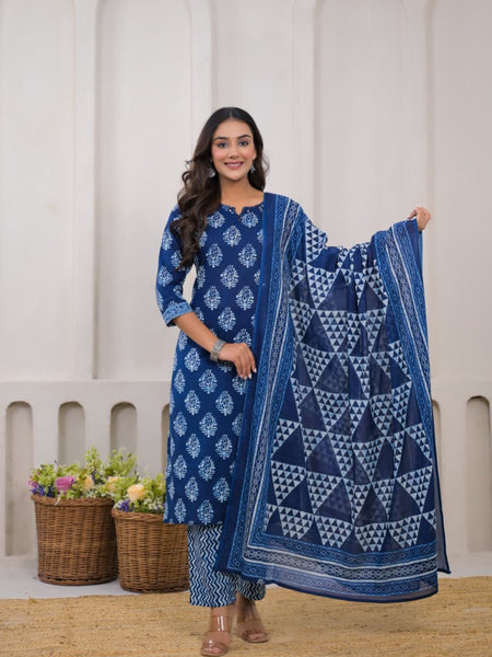 Ruaati White Kurta Palazzo Set