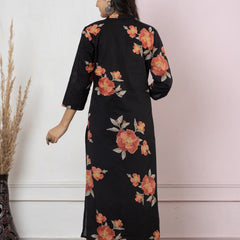 Ruaati Peach Kurta Palazzo Set