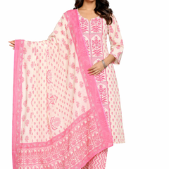 Ruaati Pink Kurta Palazzo Set