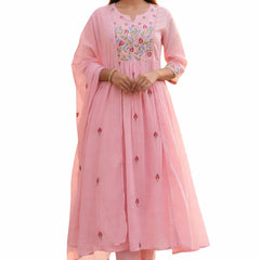 Ruaati Pink Kurta Palazzo Set
