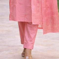 Ruaati Pink Kurta Palazzo Set