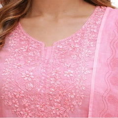 Ruaati Pink Kurta Palazzo Set