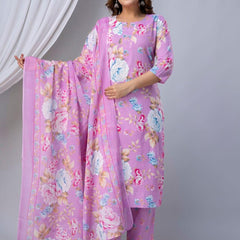 Ruaati Pink Kurta Palazzo Set