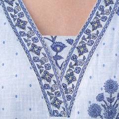 Ruaati Blue Kurta Palazzo Set