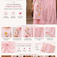 Ruaati Pink Kurta Palazzo Set