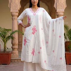 Ruaati Pink Kurta Palazzo Set