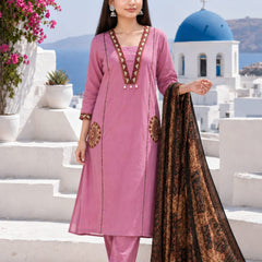 Ruaati Lavender Kurta Palazzo Set