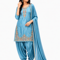 Blue Farsi Salwar Suit Set