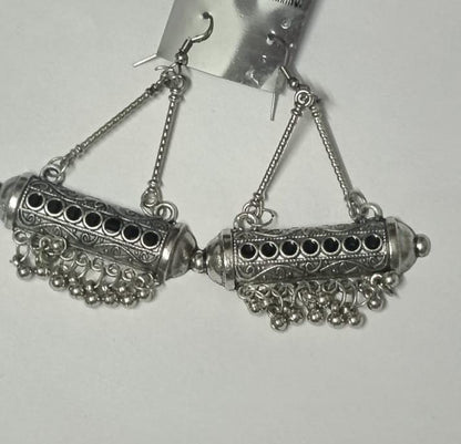 Lovely & Beautiful Oxidized & Earrings