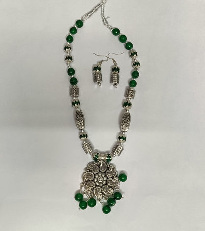 New & Beautiful Stylish Oxidized Necklace