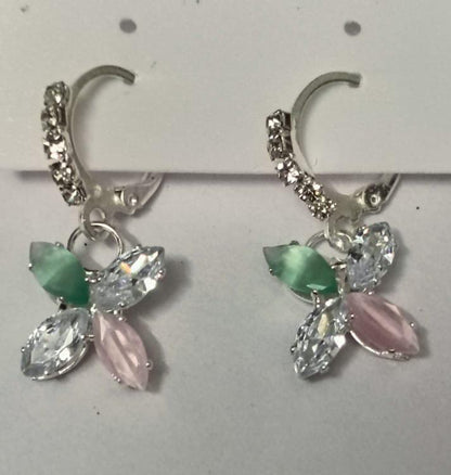 Nice Beautiful Oxidized & Flower Earrings