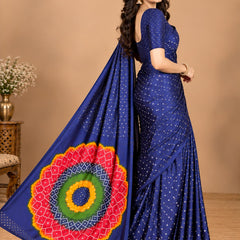 Premium Modal Silk Saree with Mirror Work & Designer Border